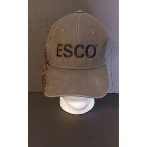 ESCO Dri‎ Duck Camo Hat Brown Hunting Outdoors Work Baseball Cap #458
